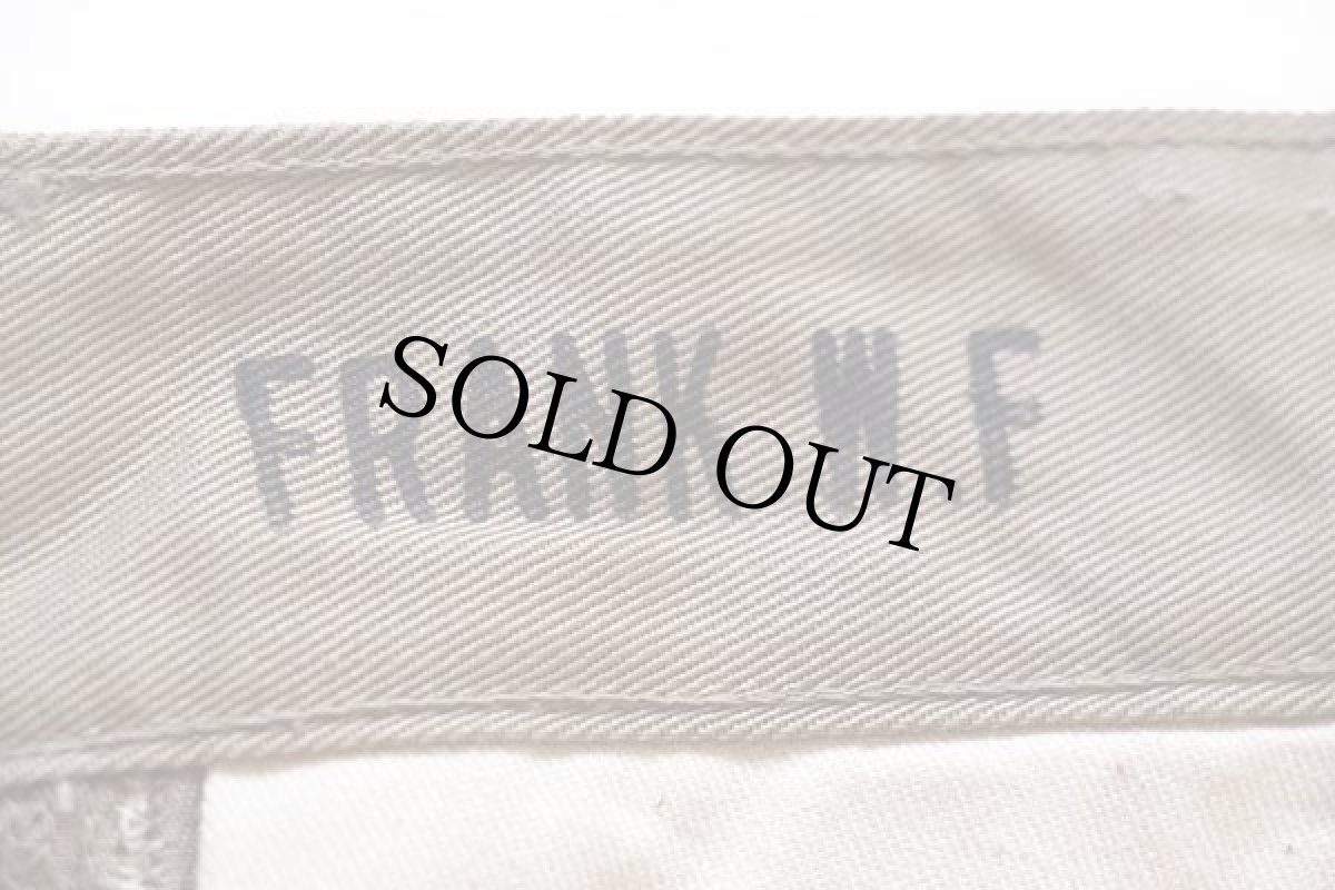 画像7: デッドストック★50s 米軍 USMC コットンツイル チノパン カーキ w28 L33 (7)