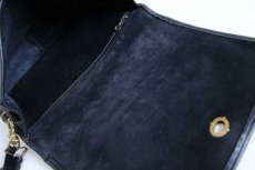 画像6: 70s USA製 COACH オールド コーチ レザー ショルダーバッグ 濃紺★015-2106 (6)