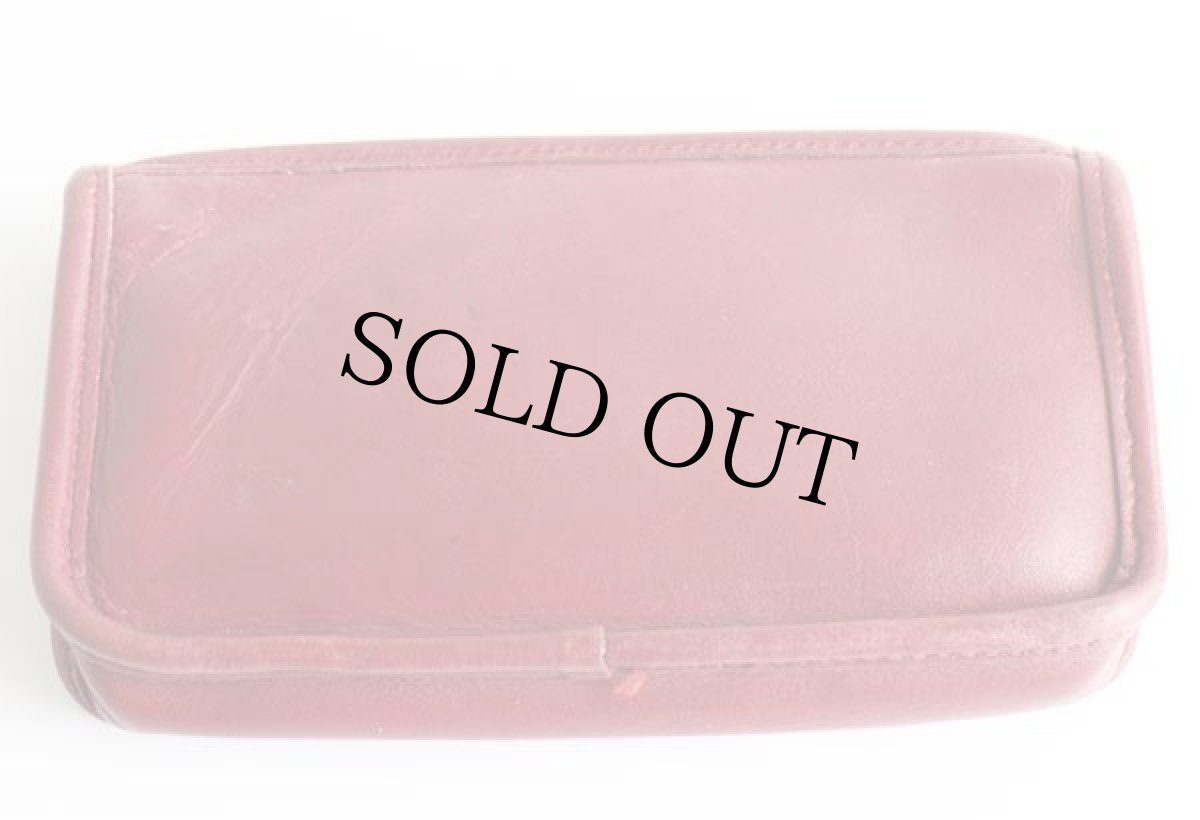 画像3: COACH オールド コーチ レザー ポーチ 赤 (3)