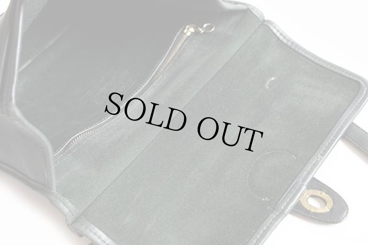 画像7: USA製 COACH オールド コーチ 2WAY レザー ショルダーバッグ 緑★349 (7)