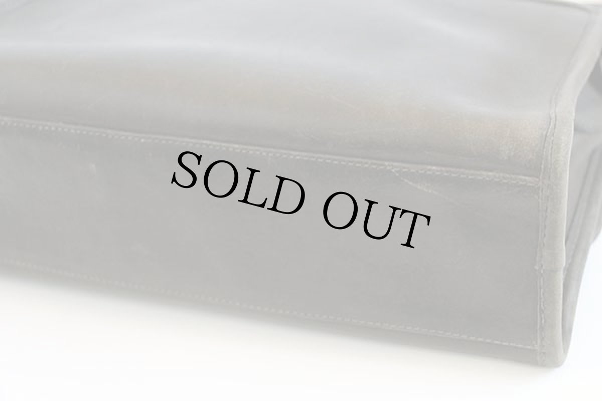 画像8: 70s USA製 COACH オールド コーチ レザー ショルダーバッグ チャコールグレー★387-7713 (8)