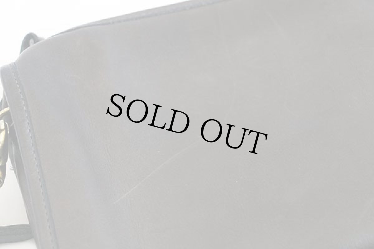 画像7: 70s USA製 COACH オールド コーチ レザー ショルダーバッグ グレーブラウン★097-2811 (7)