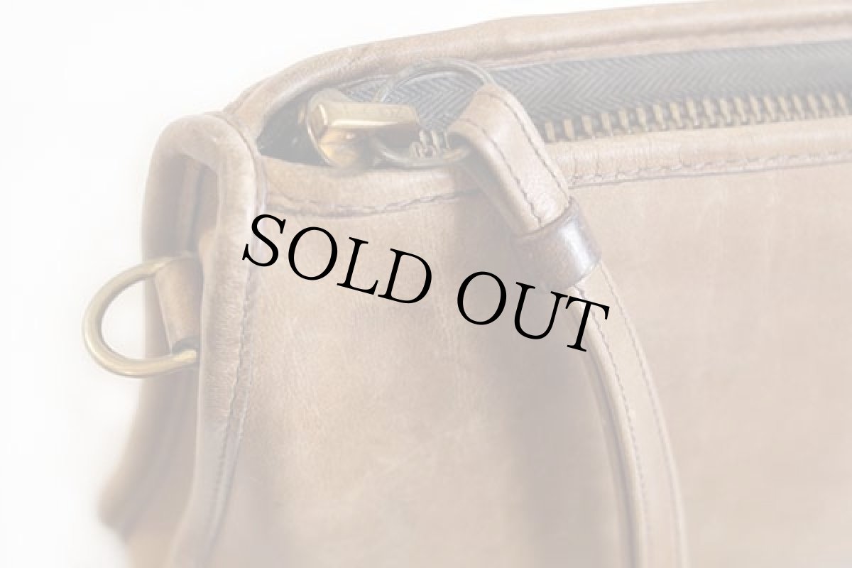 画像4: 70s USA製 COACH オールド コーチ レザー クラッチバッグ 薄茶★7527 (4)