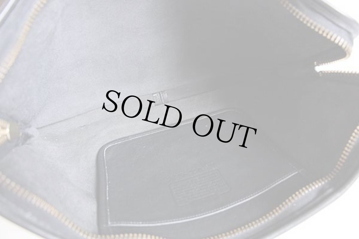 画像5: USA製 COACH オールド コーチ レザー クラッチバッグ 黒★5225 (5)