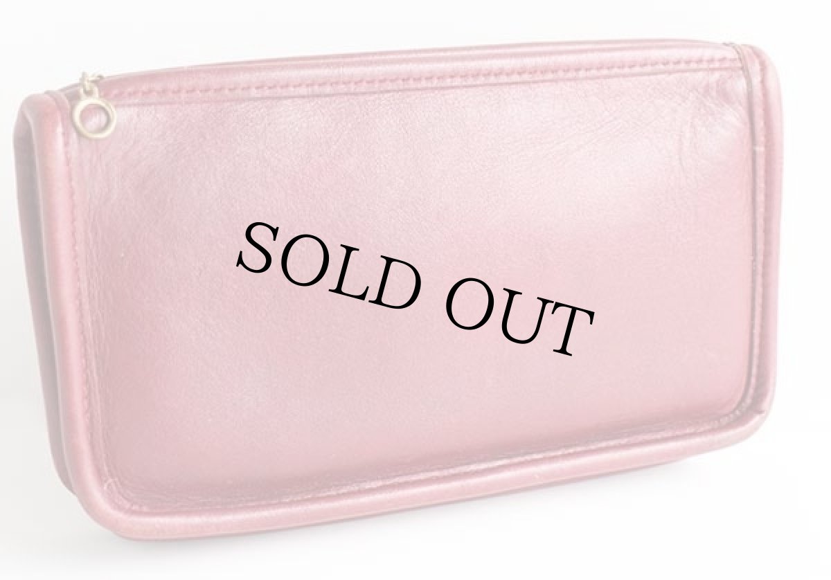 画像2: COACH オールド コーチ レザー ポーチ 赤 (2)