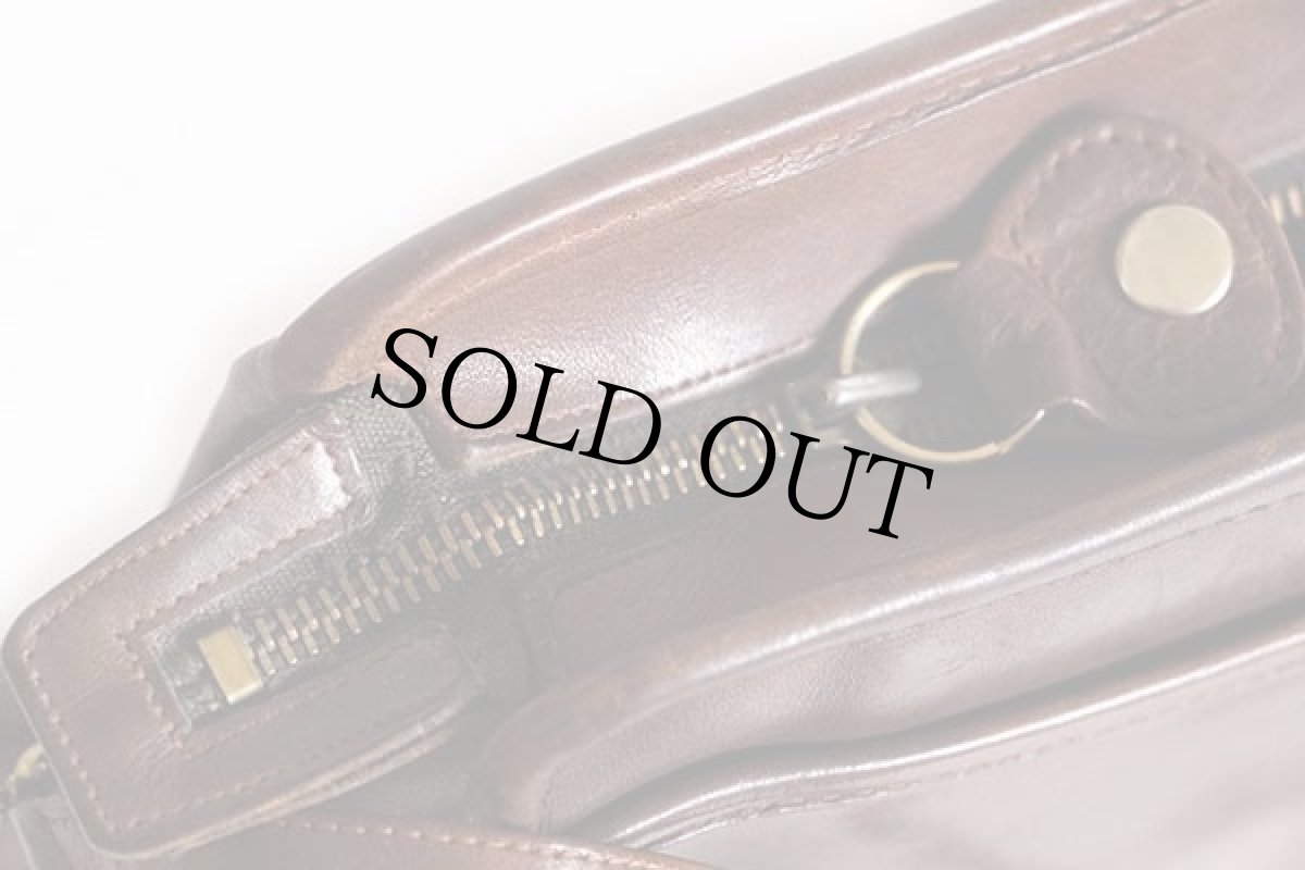 画像5: 70s USA製 COACH オールド コーチ レザー ショルダーバッグ 茶★4834 (5)