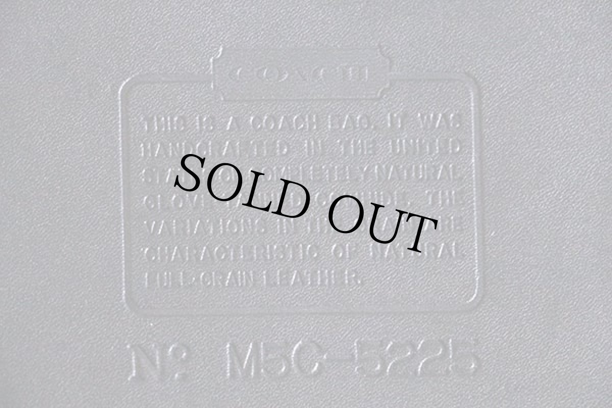 画像3: USA製 COACH オールド コーチ レザー クラッチバッグ 黒★5225 (3)