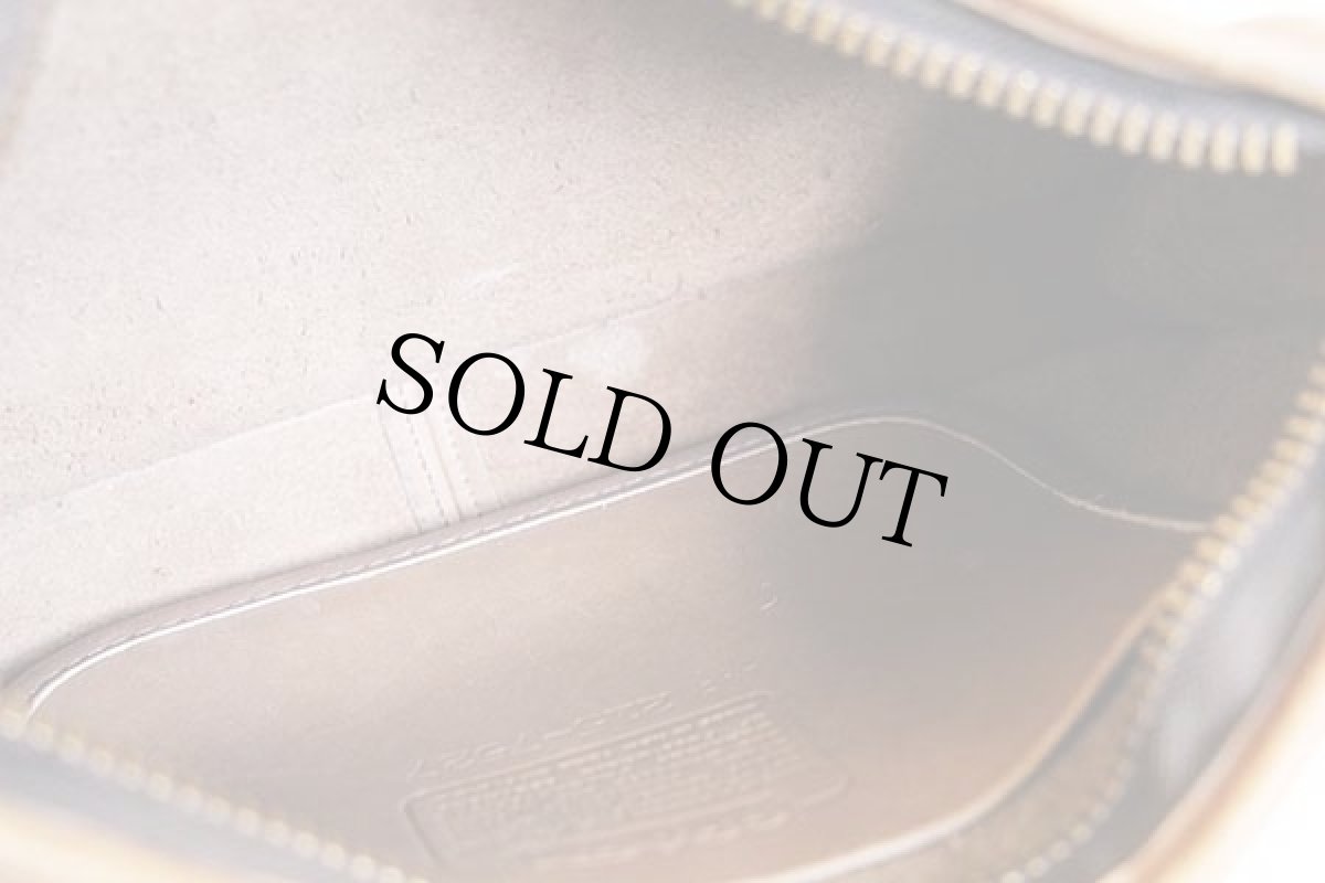 画像5: 70s USA製 COACH オールド コーチ レザー クラッチバッグ 薄茶★7527 (5)