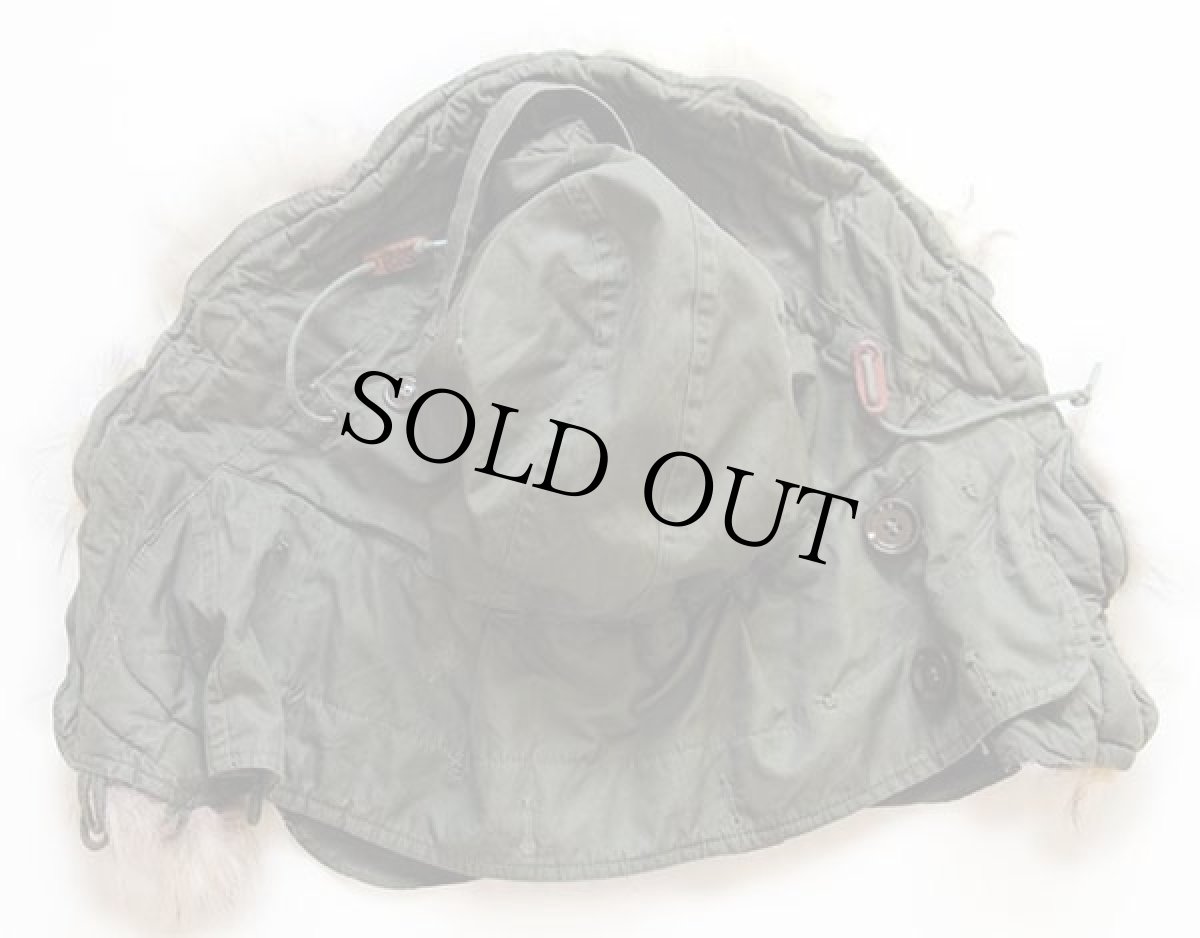 画像3: 50s 米軍 U.S.ARMY M-51 パーカー用 コヨーテファー フード オリーブグリーン 後期型★モッズコート (3)