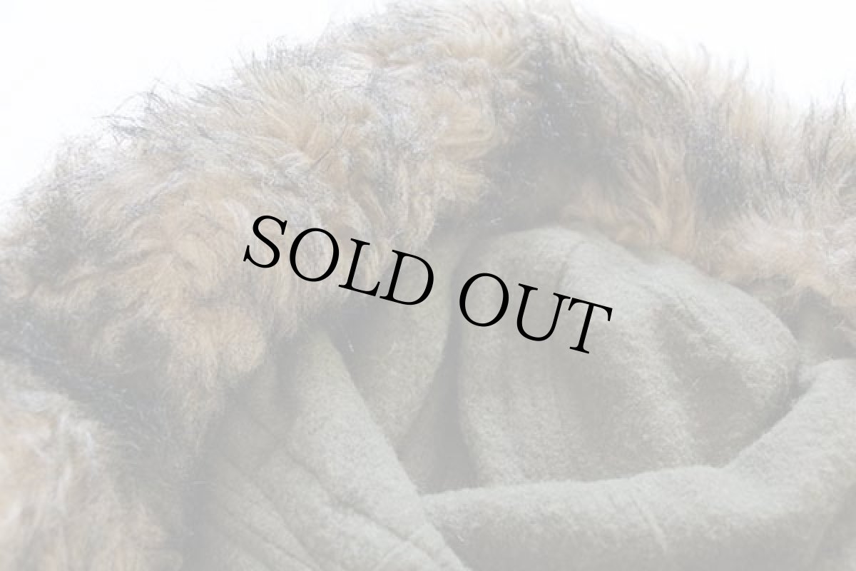 画像6: 50s 米軍 U.S.ARMY M-51 パーカー用 フェイクファー フード オリーブグリーン 後期型★モッズコート (6)