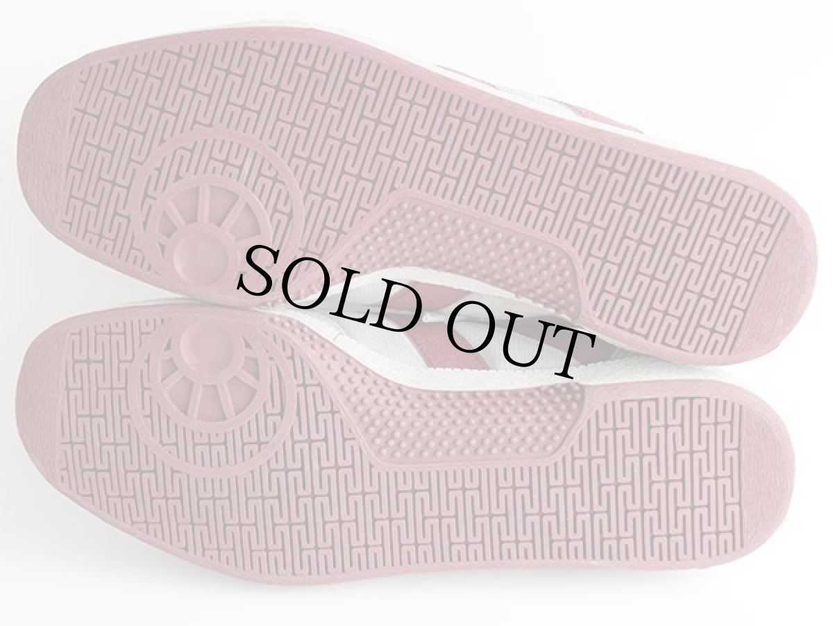 画像4: デッドストック★80s U.S.A.OLYMPICS ナイロン×スエード スニーカー グレー×バーガンディ 8.5 (4)