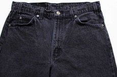 画像2: 90s Levi'sリーバイス 550 ブラック デニムパンツ w34 L32 (2)