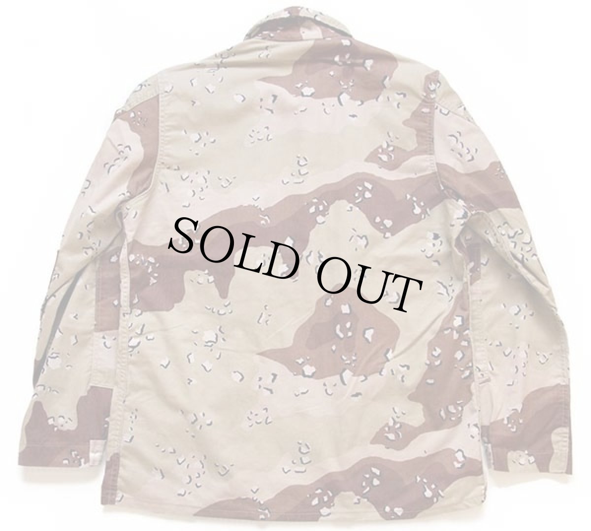 画像2: 80s 米軍 U.S.ARMY チョコチップ デザートカモ BDU ジャケット M-R (2)