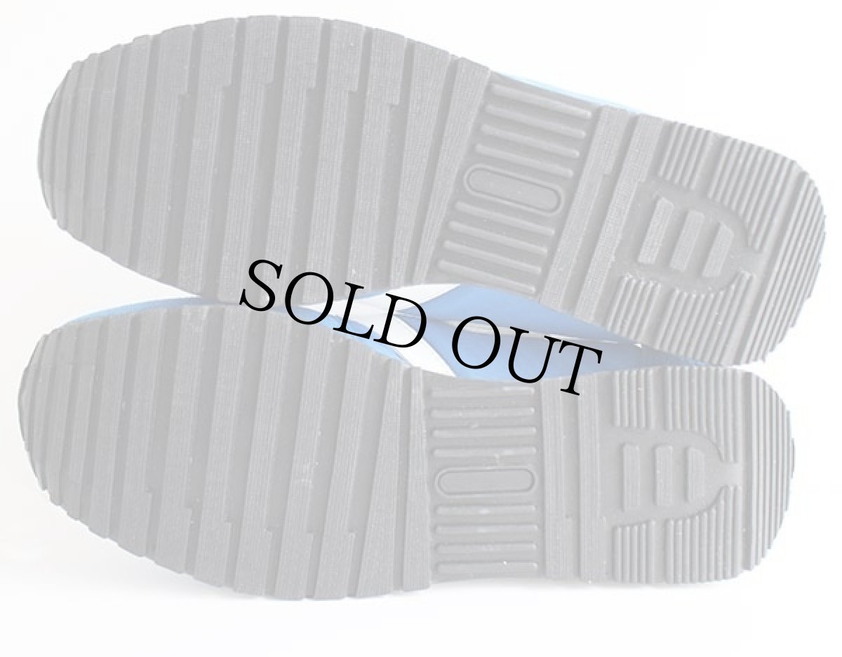 画像4: デッドストック★80s SKIPS by MONTGOMERY WARD ナイロン×スエード スニーカー 白×青 8.5 (4)