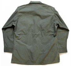 画像2: 60s 米軍 U.S.AIR FORCE パッチ付き ジャングルファティーグジャケット 3rd ノンリップ オリーブグリーン M-R (2)