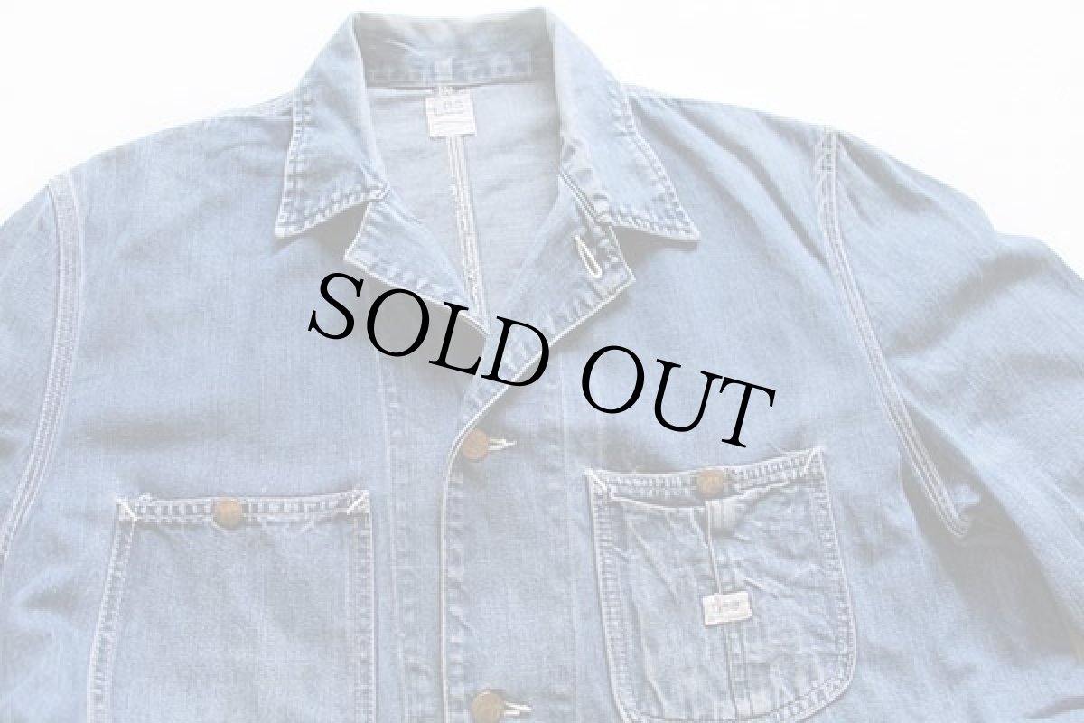 画像3: 70s USA製 Leeリー 91-J デニム カバーオール (3)