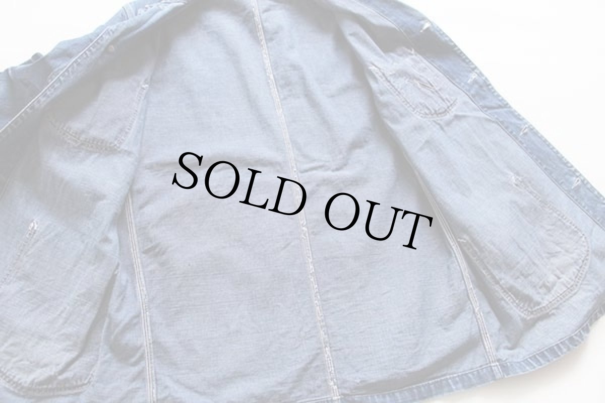 画像6: 70s USA製 Leeリー 91-J デニム カバーオール (6)