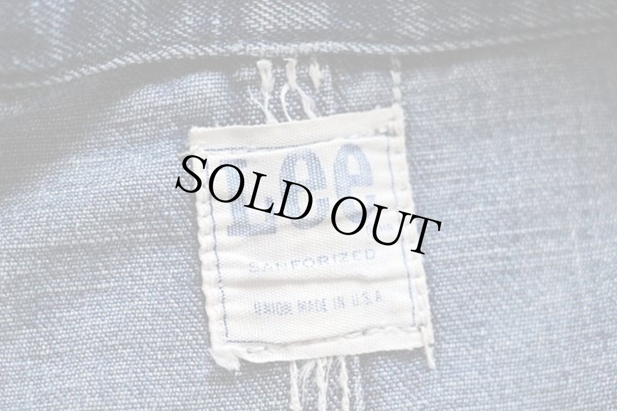 画像4: 70s USA製 Leeリー 91-J デニム カバーオール (4)