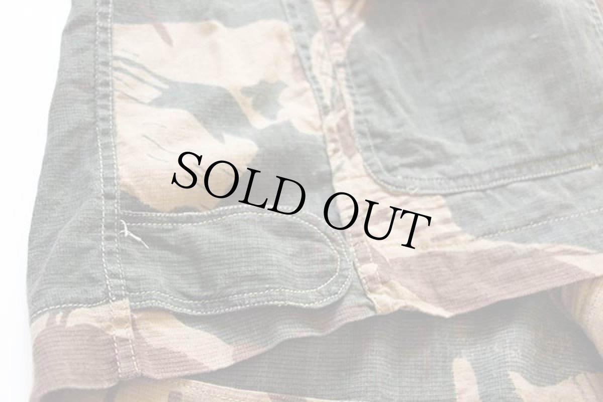 画像5: 60s パキスタン軍 Armed Forces ブラッシュカモ プルオーバー コットン スモックジャケット (5)