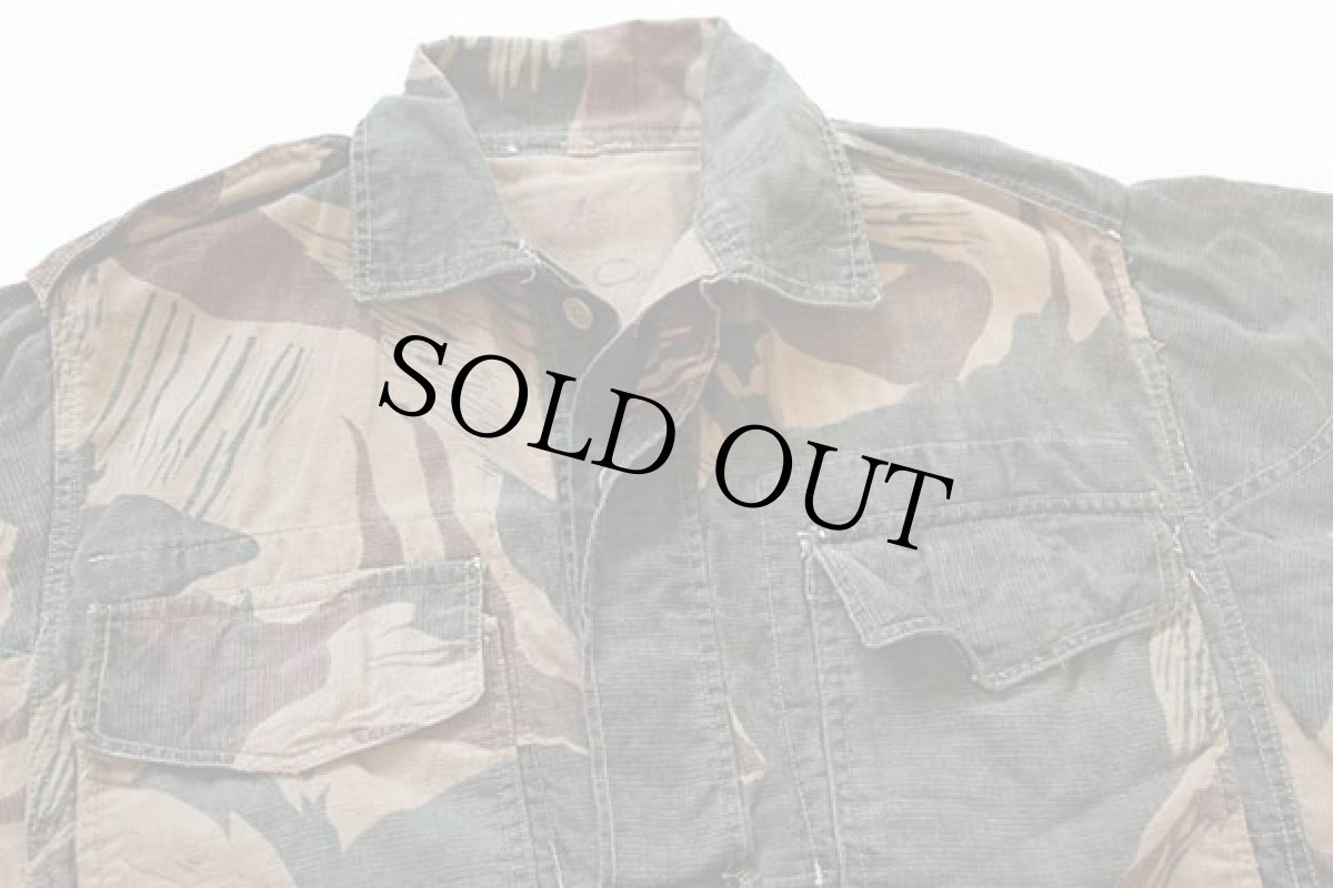 画像3: 60s パキスタン軍 Armed Forces ブラッシュカモ プルオーバー コットン スモックジャケット (3)