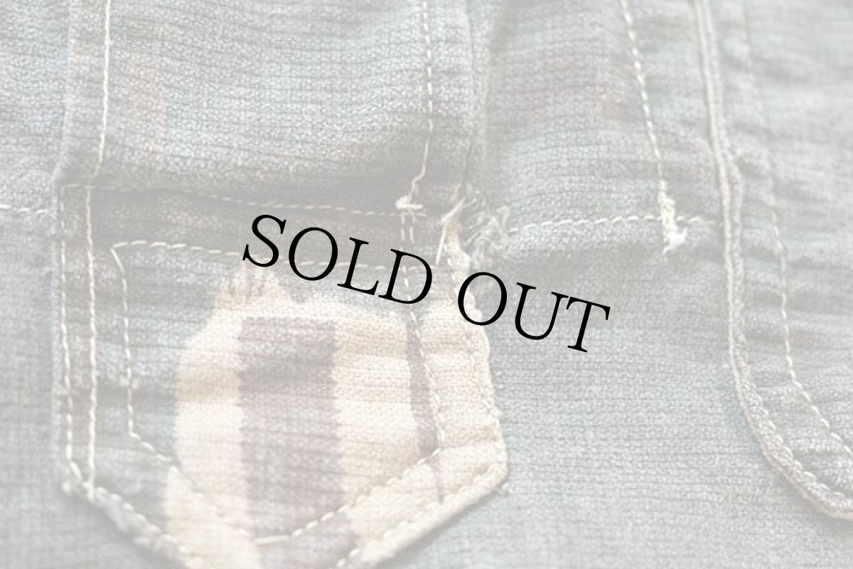 画像8: 60s パキスタン軍 Armed Forces ブラッシュカモ プルオーバー コットン スモックジャケット (8)