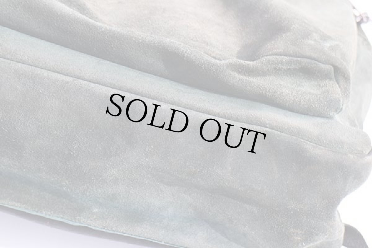 画像6: 80s USA製 JANSPORTジャンスポーツ スエード レザー リュックサック 緑 (6)