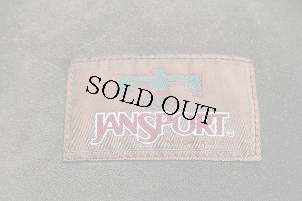 画像3: 80s USA製 JANSPORTジャンスポーツ スエード レザー リュックサック 緑 (3)