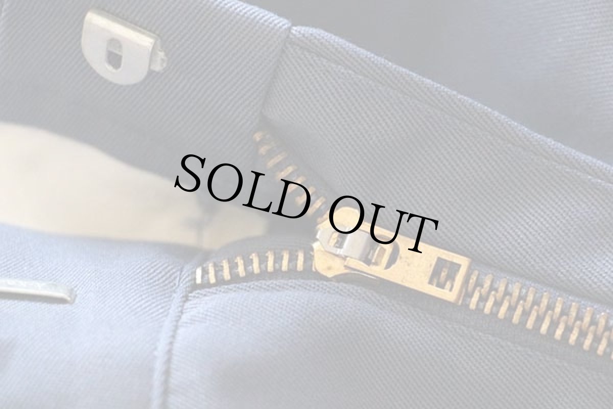 画像7: デッドストック★60s USA製 Leeリー レーヨン混 ワークパンツ ブルーグレー w29 (7)