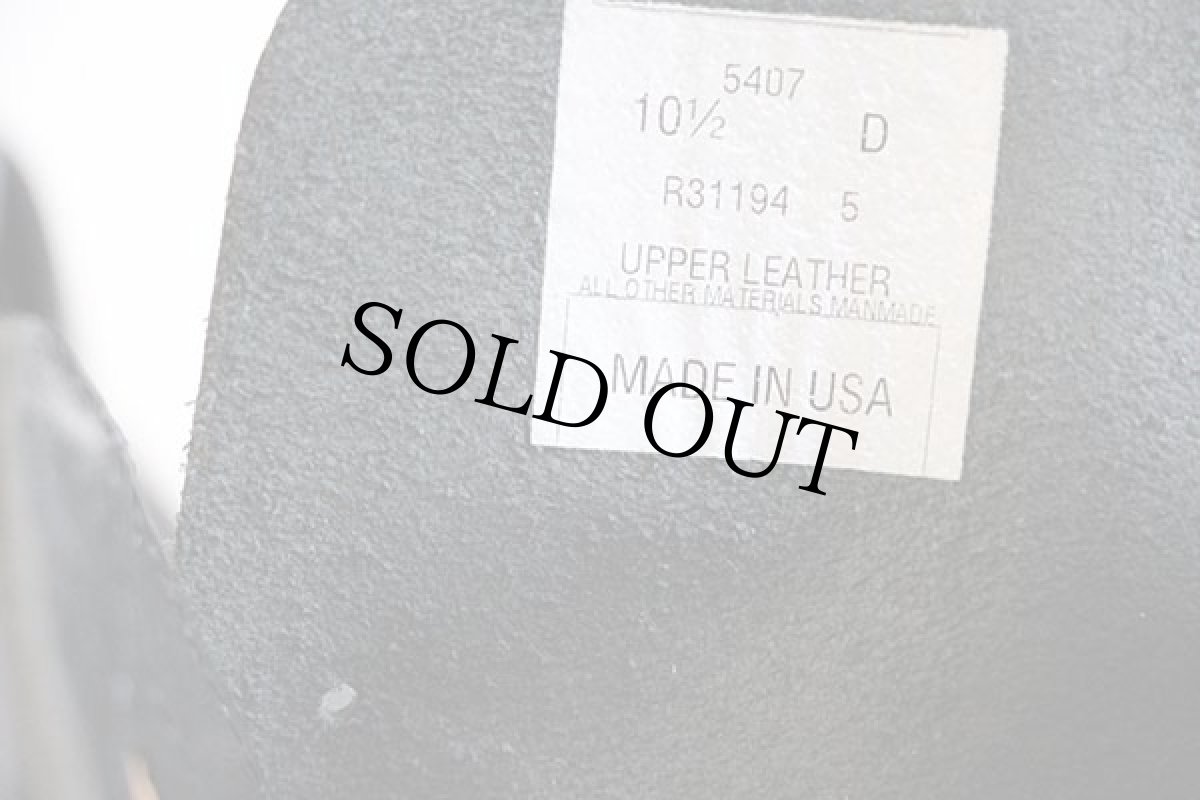 画像4: USA製 米軍 U.S.ARMY HH BRAND レザー タンカース ブーツ 黒 10.5D (4)