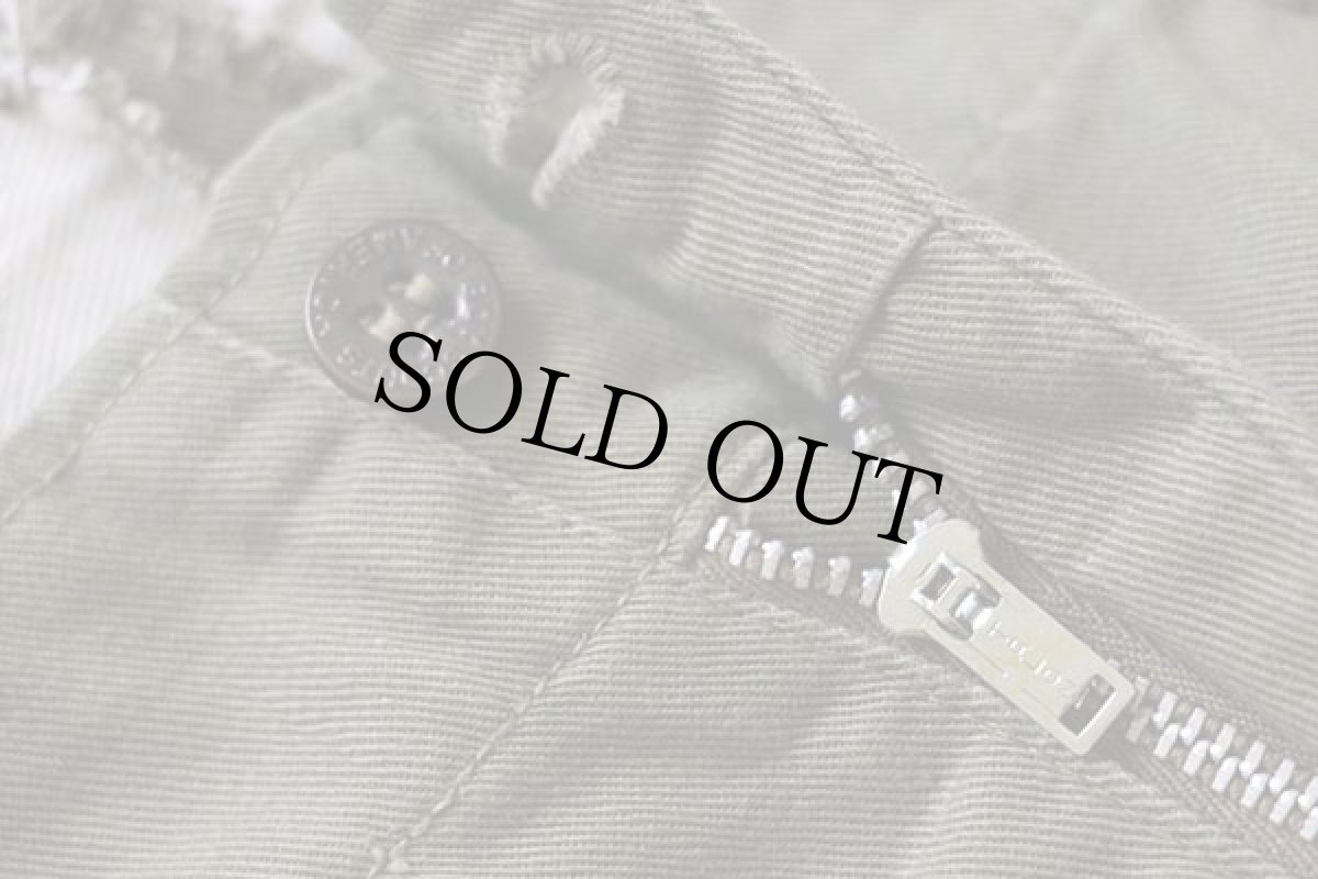 画像4: 50s BSA ボーイスカウト コットンツイル パンツ オリーブ w33 (4)