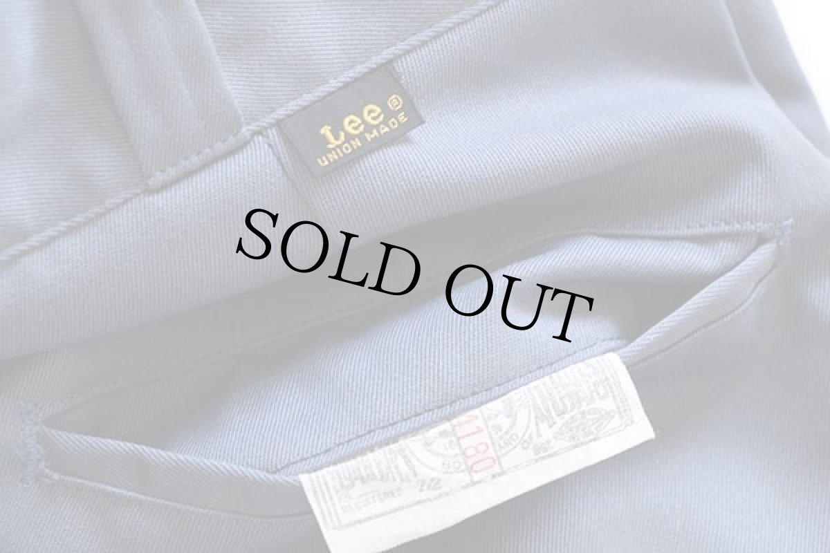 画像5: デッドストック★60s USA製 Leeリー レーヨン混 ワークパンツ ブルーグレー w29 (5)