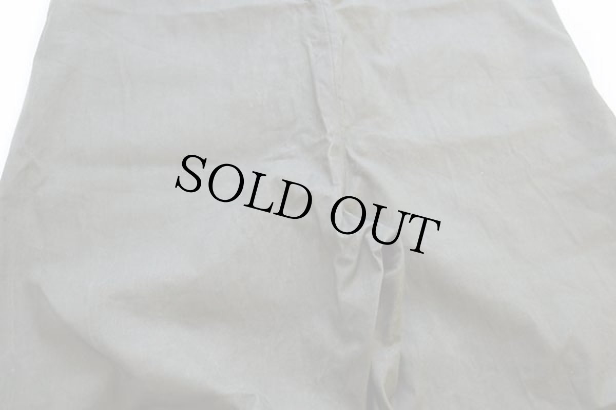 画像7: 40s 米軍 U.S.NAVY N-2 デッキ レインパンツ オリーブドラブ M★オーバーオール (7)