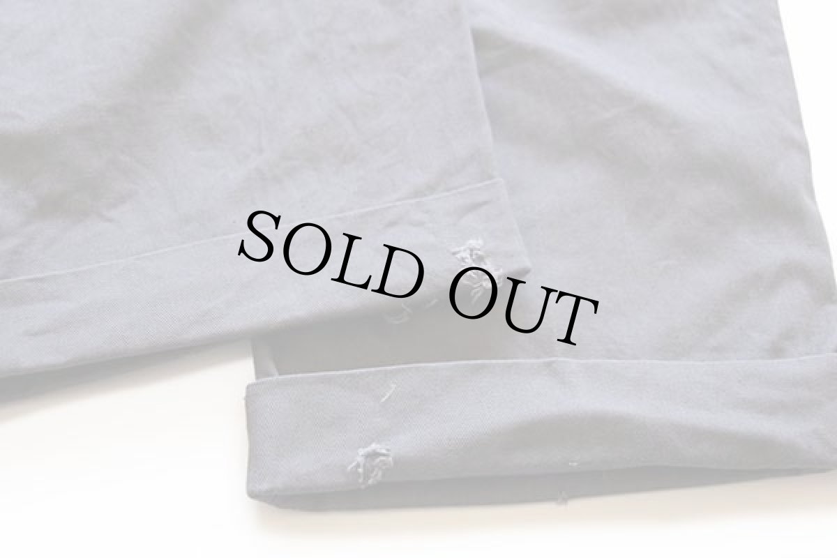 画像7: 60s USA製 BIG YANKビッグヤンク コットンツイル ワークパンツ グレー w37 (7)