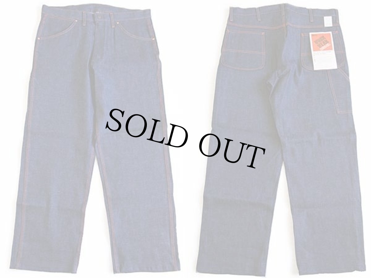 画像2: デッドストック★70s MONTGOMERY WARD デニム ペインターパンツ w36 L30 (2)