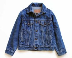 画像1: 80s USA製 Levi'sリーバイス 70806 デニムジャケット 4ポケット キッズ10 (1)