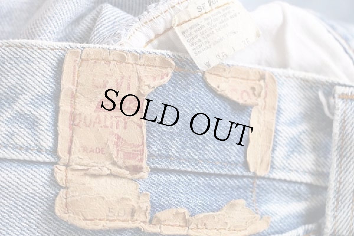 画像5: 80s USA製 Levi'sリーバイス 501 赤耳 デニムパンツ w36 L36 (5)