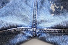 画像9: 00s Levi'sリーバイス 501 パッチ&ペンキ加工 デニムパンツ w32 (9)