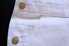 画像7: デッドストック★90s USA製 Dickiesディッキーズ 山ポケ コットン オーバーオール 生成り w38 L30★D (7)