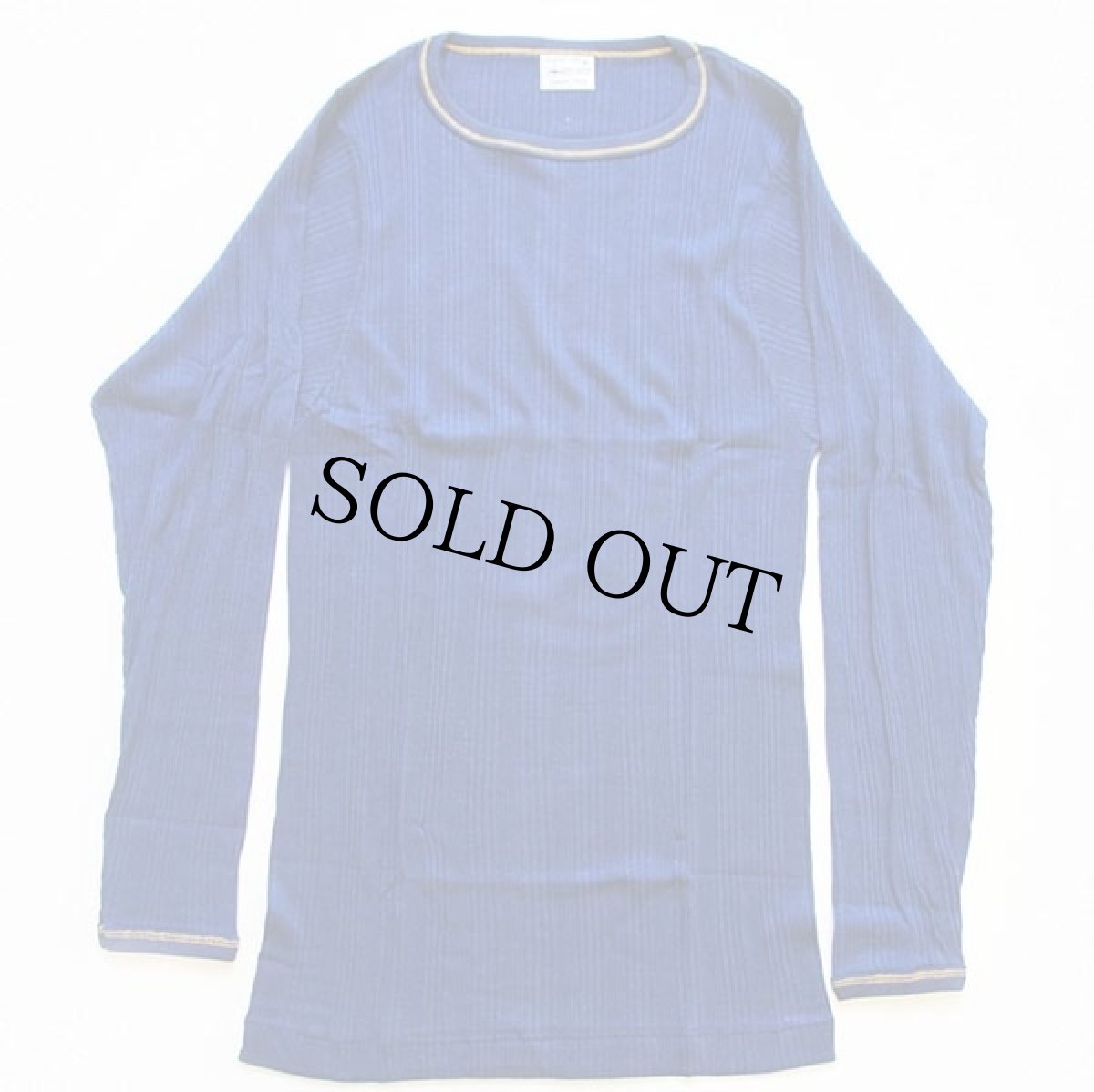 画像3: デッドストック★70s USA製 Kmart ランダム リブニット アンダーシャツ 紺 XL (3)