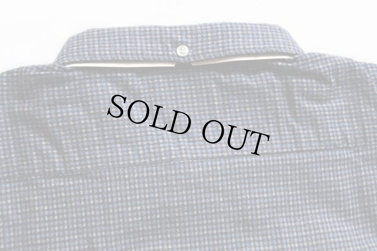 画像5: デッドストック★60s CASINO by CARWOOD チェック 三点留め ボタンダウン コットン プリントネルシャツ M (5)