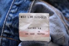 画像5: 00s Levi'sリーバイス 501 パッチ&ペンキ加工 デニムパンツ w32 (5)