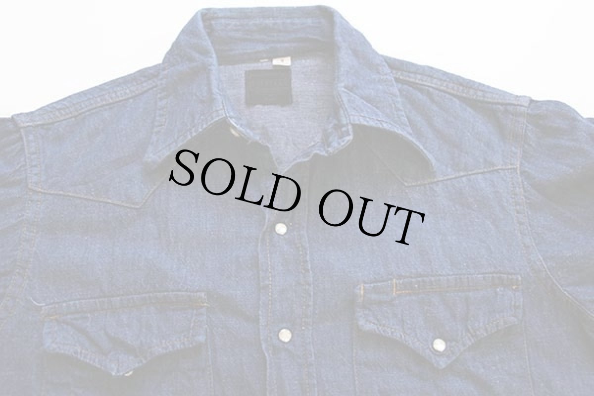 画像3: 70s Sears ROEBUCKS デニム ウエスタンシャツ M (3)