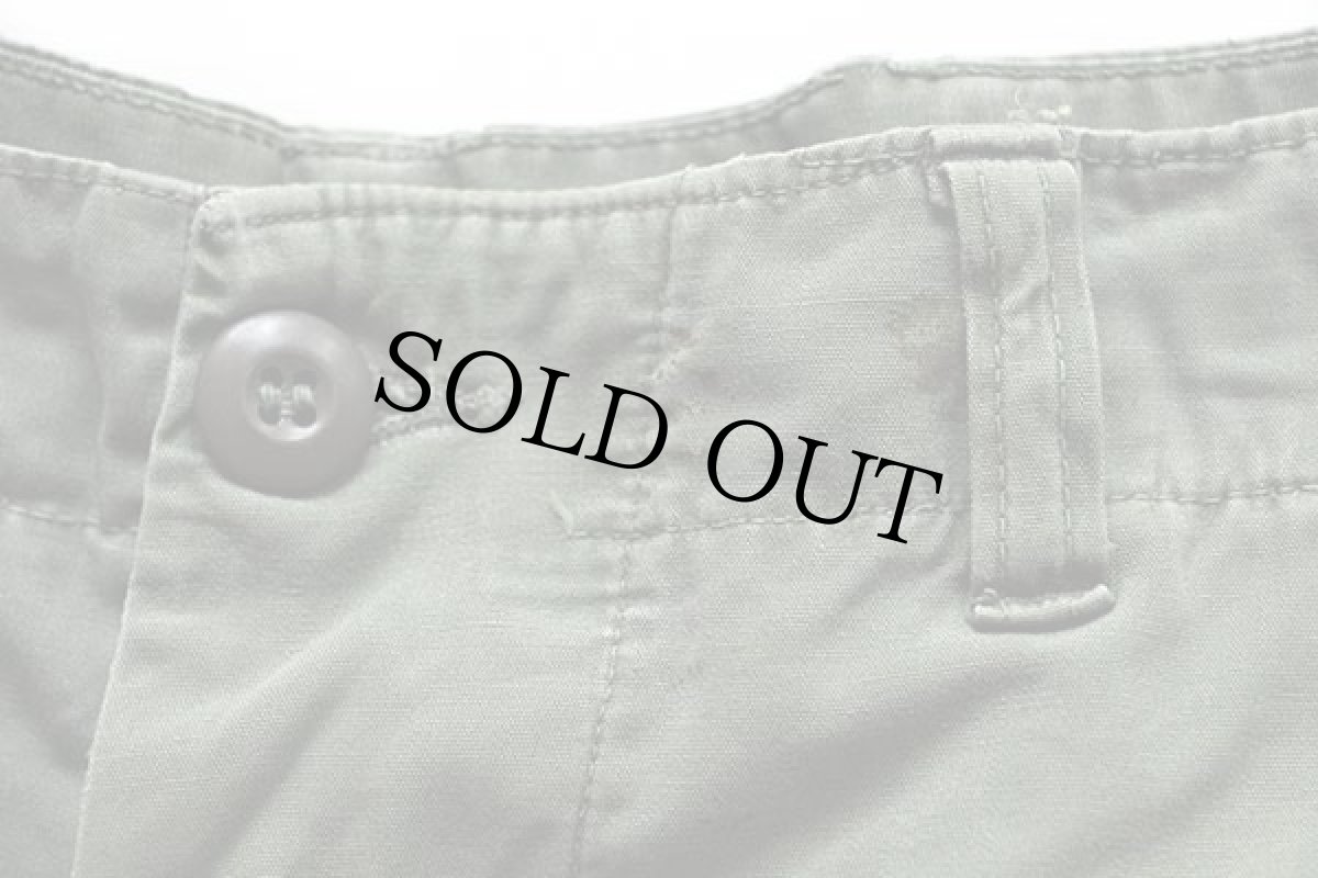 画像7: 60s 米軍 U.S.ARMY ジャングルファティーグパンツ 3rd ノンリップ オリーブグリーン R-M (7)