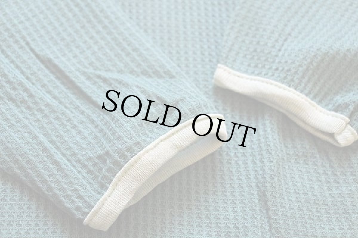 画像6: デッドストック★70s USA製 stratford サーマルシャツ 緑 M (6)