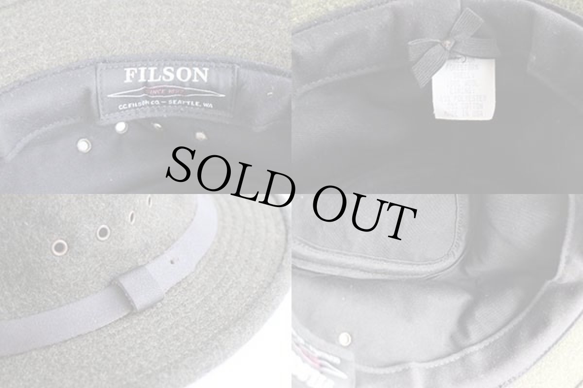 画像5: USA製 FILSONフィルソン ウール パッカーハット グリーン M (5)