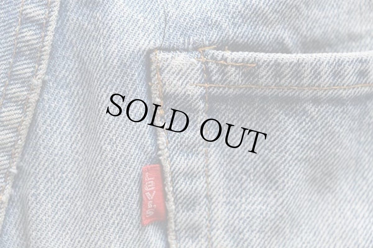 画像7: 80s USA製 Levi'sリーバイス 501 66後期 デニムパンツ w30 (7)