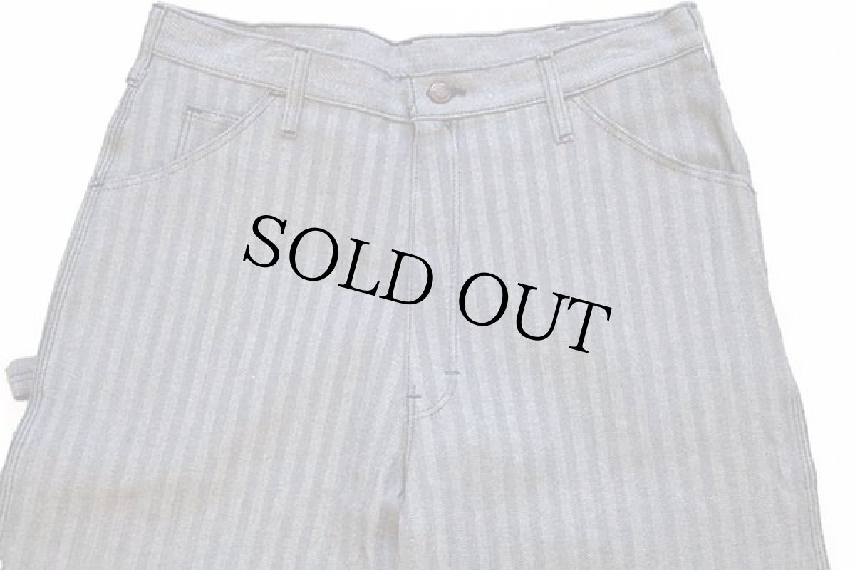 画像4: デッドストック★90s USA製 Dickiesディッキーズ HBT ヘリンボーンツイル ペインターパンツ w36 L34 (4)