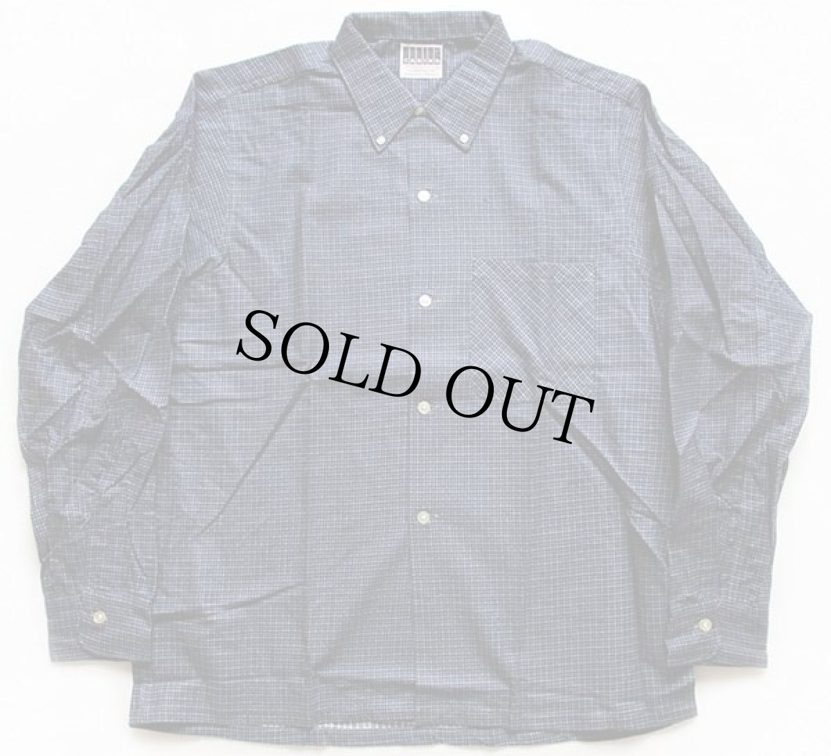 画像2: デッドストック★60s CASINO by CARWOOD チェック 三点留め ボタンダウン コットン プリントネルシャツ M (2)