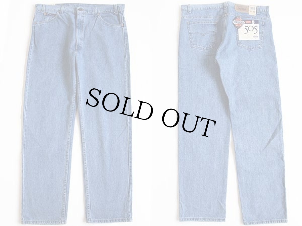 画像2: デッドストック★90s USA製 Levi'sリーバイス 505 デニムパンツ w40 L32 (2)