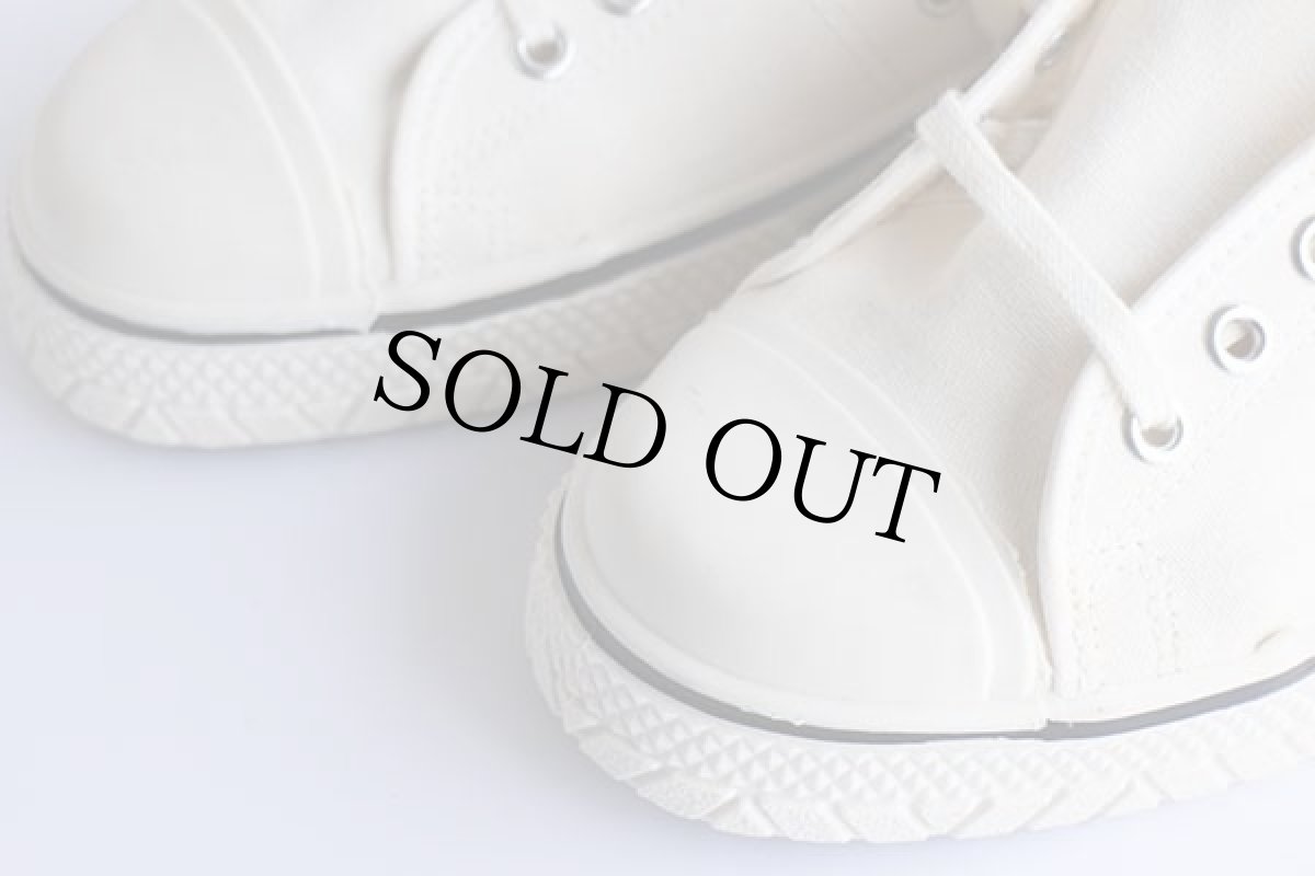 画像7: デッドストック★70s Royal Oaks キャンバス スニーカー ローカット 生成り 11 (7)